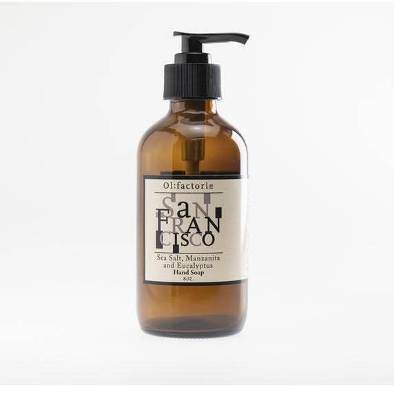 San Francisco Nettoyant pour les mains et le corps pour la vente par Olfactorie Candles + Apothecary