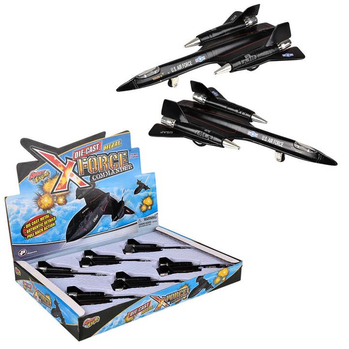 8" Die-Cast Pull Back SR-71 Blackbird 6pcs/Display and other Purchase Wholesale sr a. Free Returns & Net 60 Terms on Faire trending on Faire.