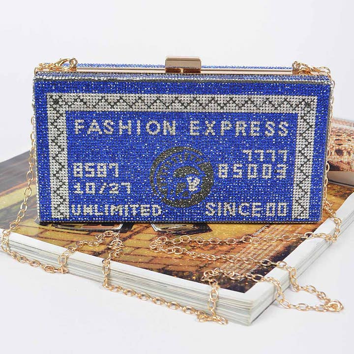 3AM BY H&D ACCESSORIES – Bolsa - Mulher por atacado – Clutch para cartão de crédito com strass