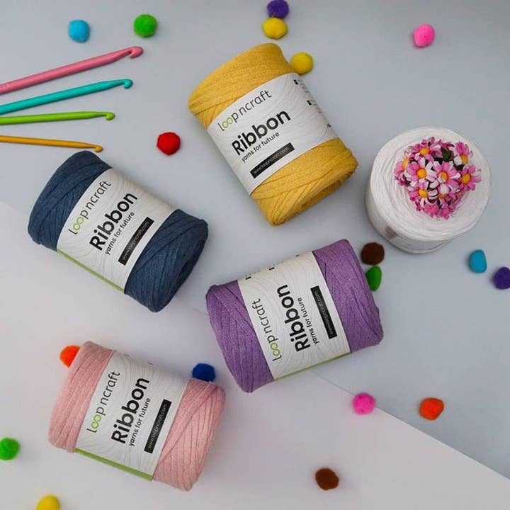Loop'ncraft - Wholesale Yarn - Loopncraft Ribbon Crochet Yarn, Ribbon Yarn, Tape8