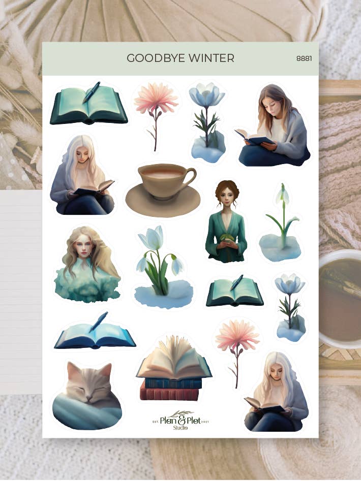 Vaarwel winter | Stickers voor wholesale door Plan & Plot Studio