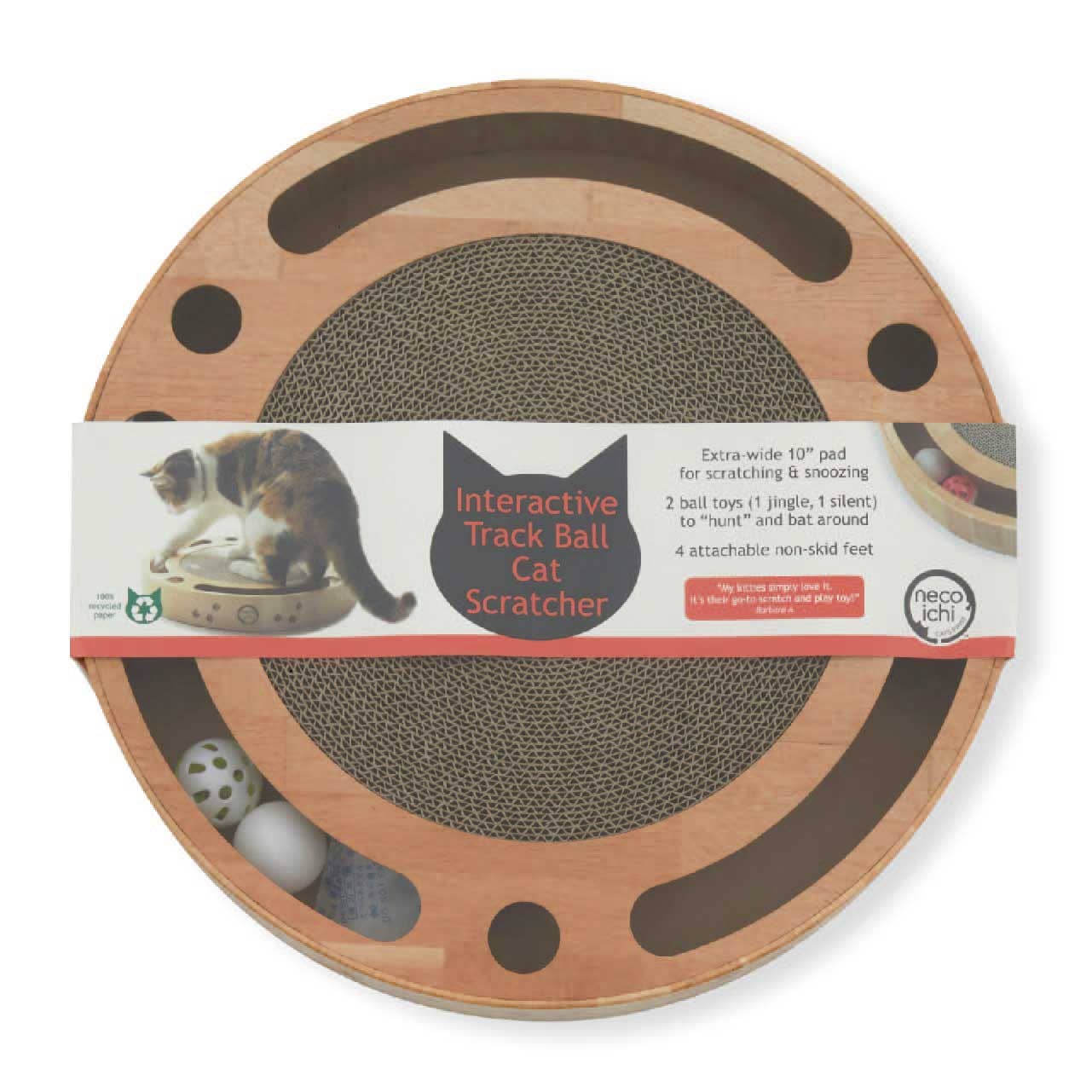 MOON-X USA, INC. - Wholesale Krabpaal - Kat - Interactieve Track Ball Cat Scratcher2