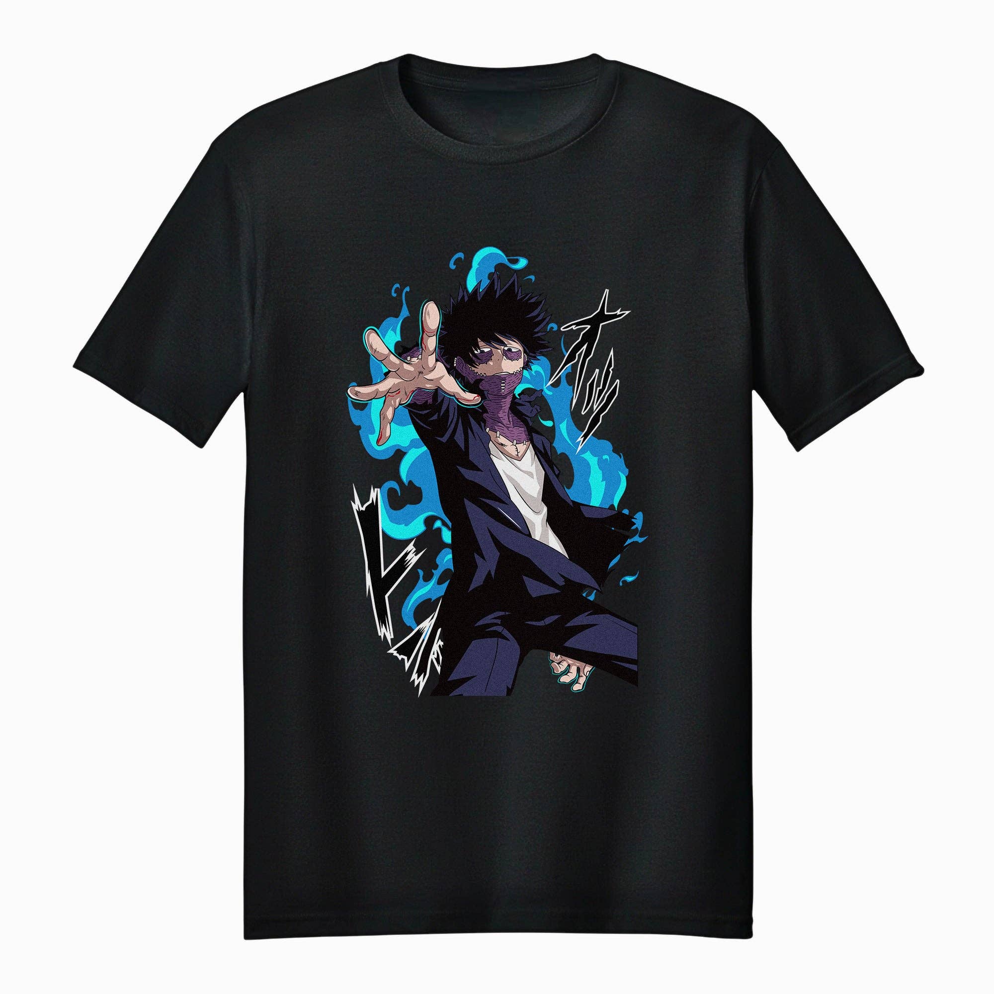 Fundom - Wholesale T-shirt met print - Uniseks - My Hero Academia Dabi Blauw Vlam Volwassen Unisex T-Shirt0