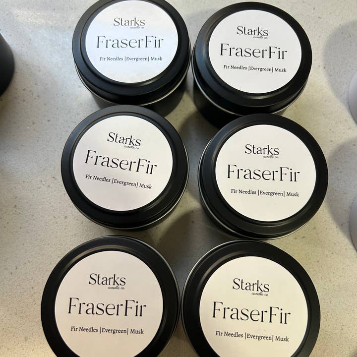 Starks candle co. - Wholesale Travel Candles - Fraser Fir Candle 4 oz. Tin3