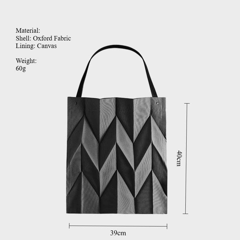 alberalkirk - Wholesale Tote Bag - Women's - Pleated Oxford Tote Dual Carry System S5P3136