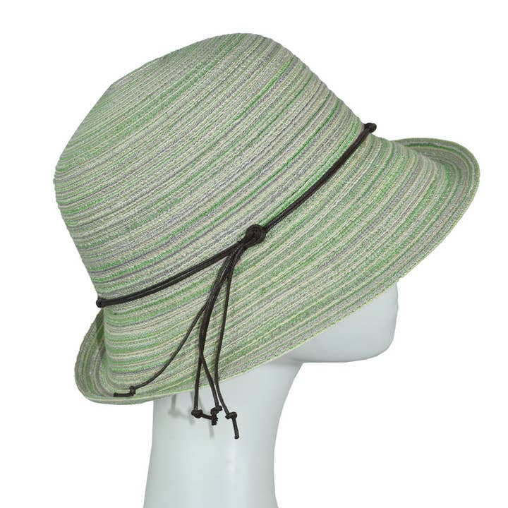 Chapéu de balde listrado colorido Wanda por atacado de Dupatta Designs