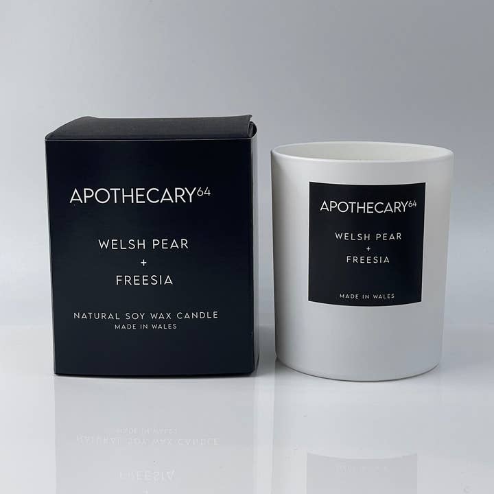 Welsh Pear + Freesia Candle for wholesale by Apothecary64
