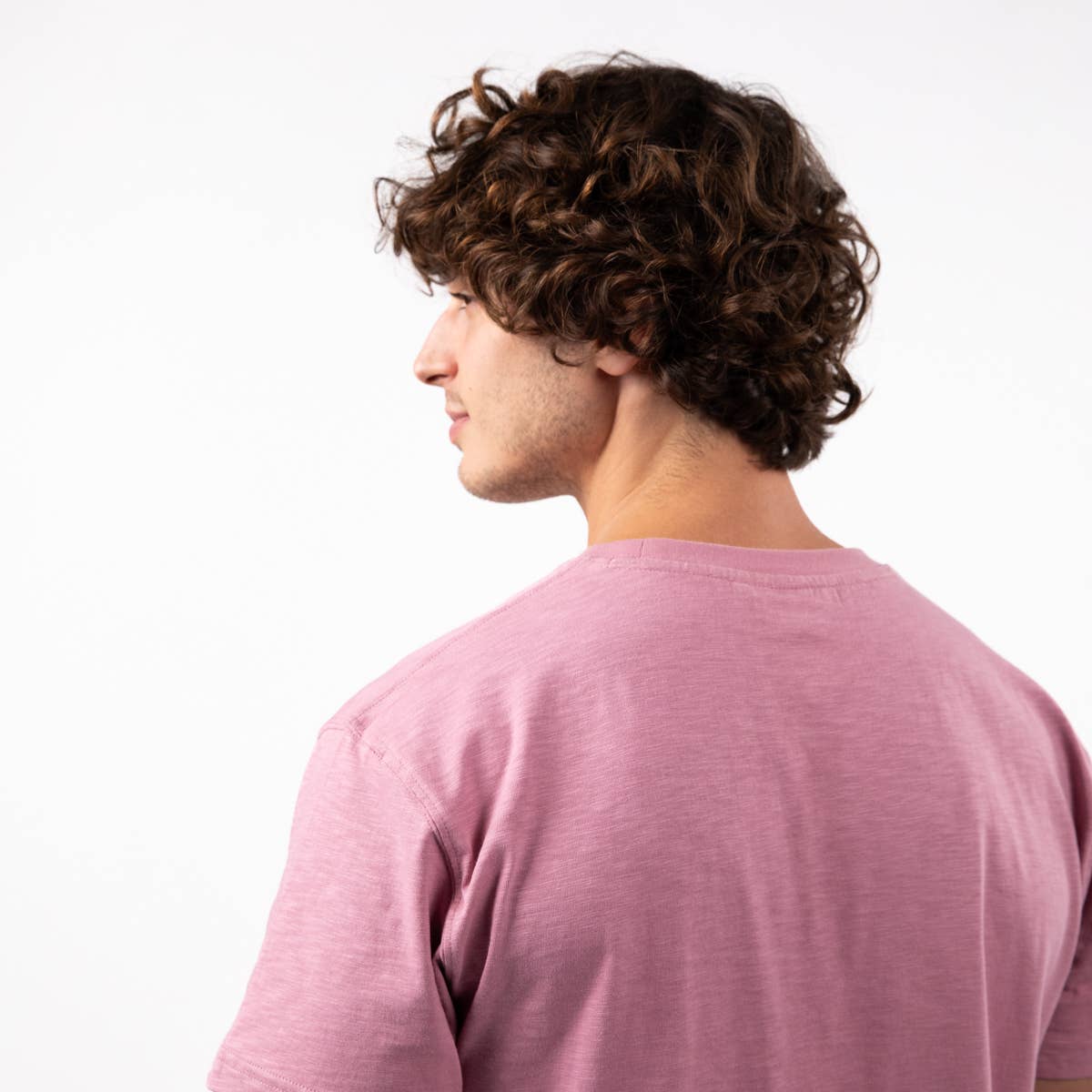 BILLYBELT - Wholesale T-Shirt - Men's - Surfer 100% organic cotton T-shirt - Pink4