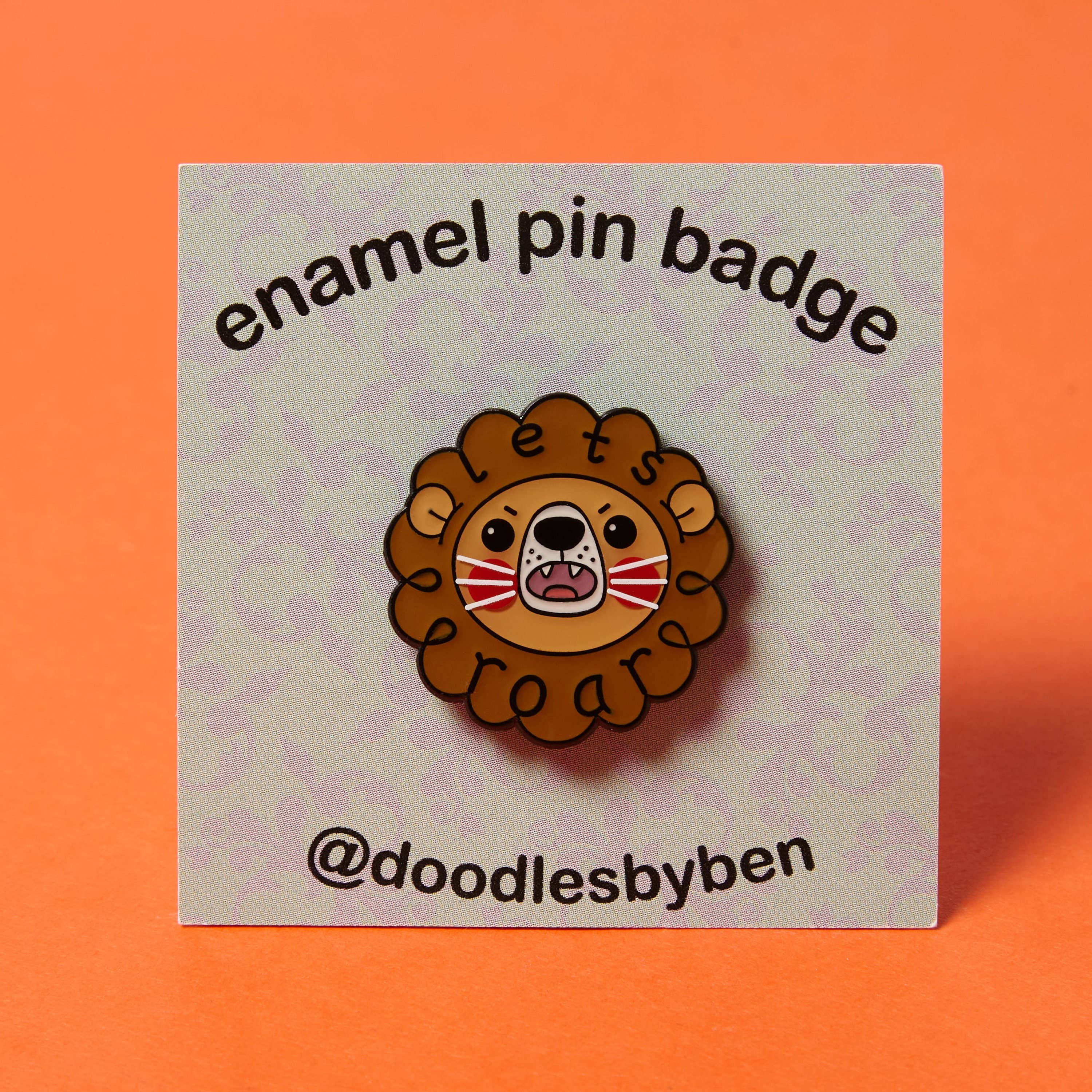 Higglebees - Vente Épinglettes/boutons - Lion - Badge Émaillé4