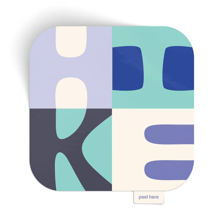 Hike Large vinylsticker - blauw voor wholesale door Endless August Supply Co.