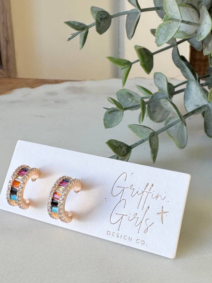 Ava Hoops for wholesale by Griffin Girls Design Co