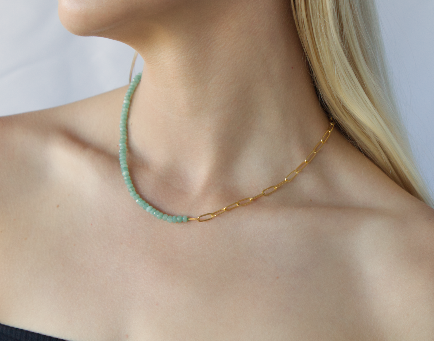 SALTY CALI - Wholesale Link & Chain Necklace - Paloma Necklace ~ Salty Babes3