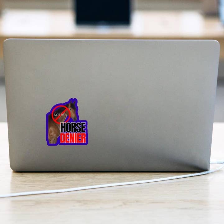 Frog Mustard Stickers - Wholesale Sticker - Horse DENIER (they are not real) - Die Cut