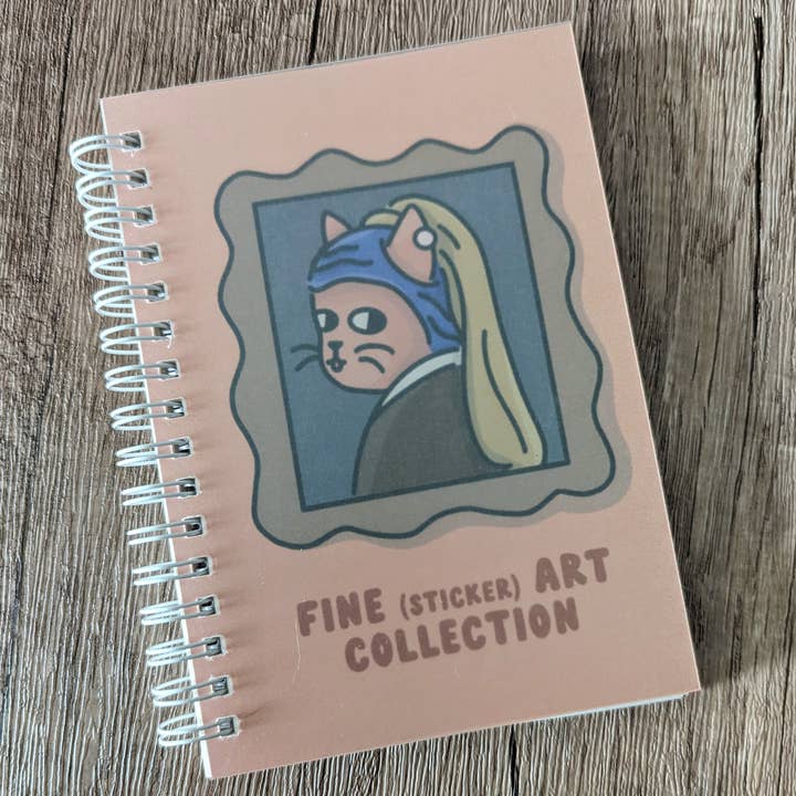Sadsquatch - Wholesale Sticker - Fine Art Collection Pearl - Reusable Sticker Book - 50 Pages