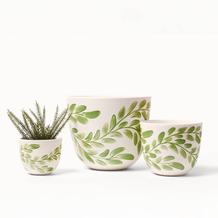 Jardinières Meadow Willow (brillant) pour la vente par Franca