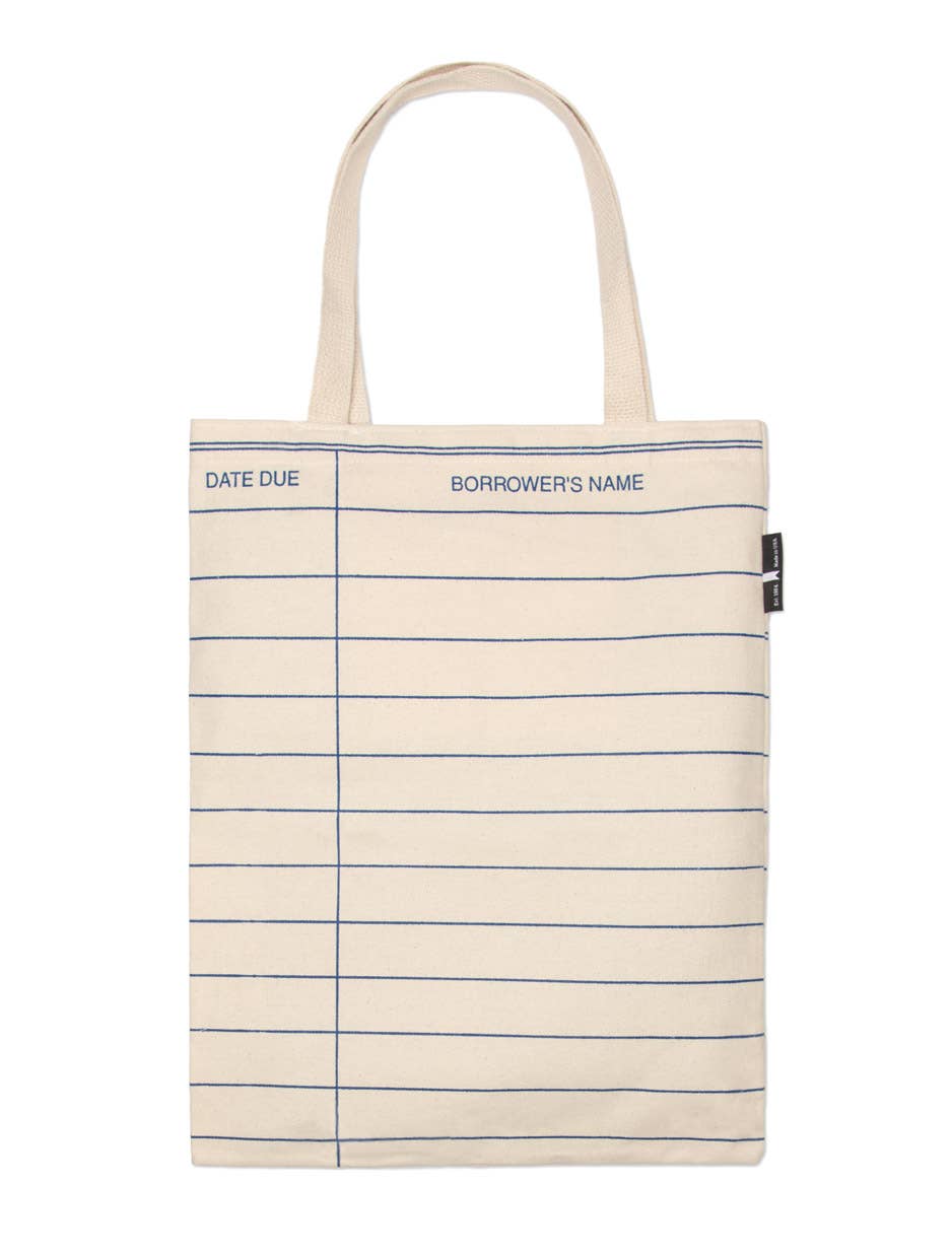 Penguin Random House LLC - Wholesale Tote Bag - Unisex - Library Card Natural Tote1