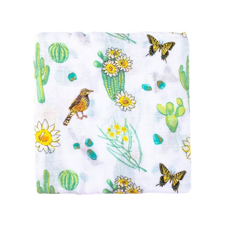 Little Hometown - Wholesale Swaddle - Baby - Cactus Blossom Baby Swaddle Blanket (Unisex)