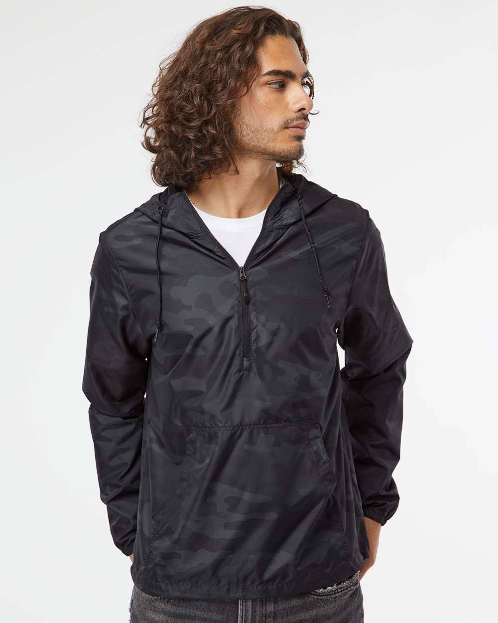 Lucky Avocado - Wholesale Windbreaker - Men's - Lightweight Quarter-Zip Windbreaker Pullover Jacket7