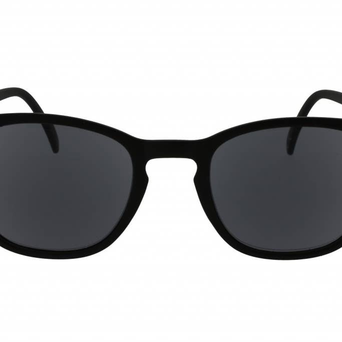 Sun Reading glasses Jibz, matt black smoke lens for wholesale by Icon Eyewear Europe BV
