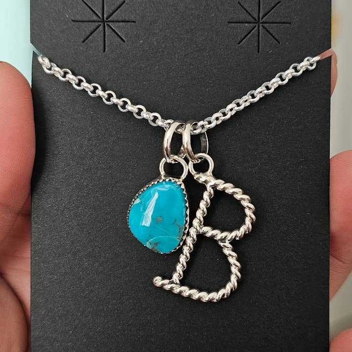 Turquoise Stone Charm for wholesale by The Turquoise Possum