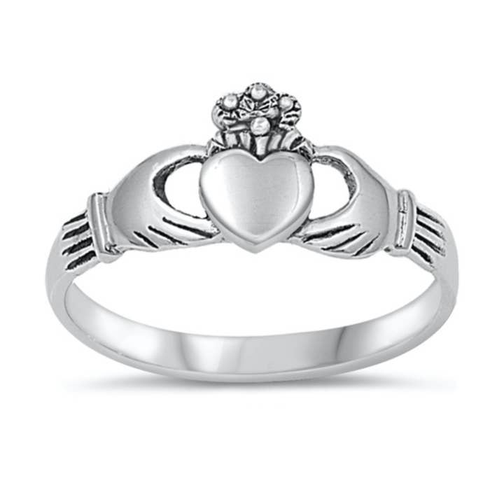 R-26 Large Claddagh Ring for wholesale by Moonrise Jewelry