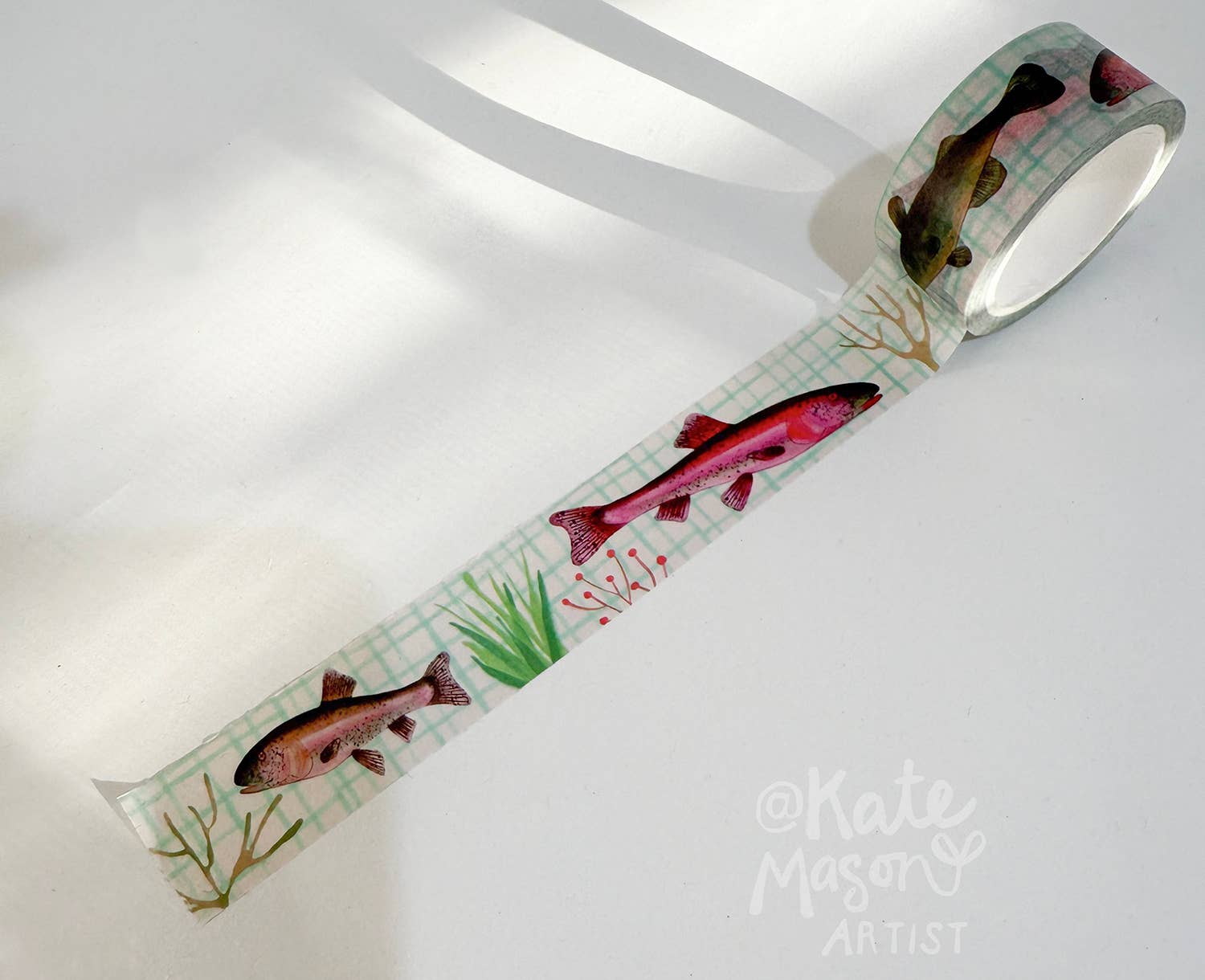 Kate Mason Artist - Wholesale Washi Tape - Something Fishy WASHI TAPE 1
