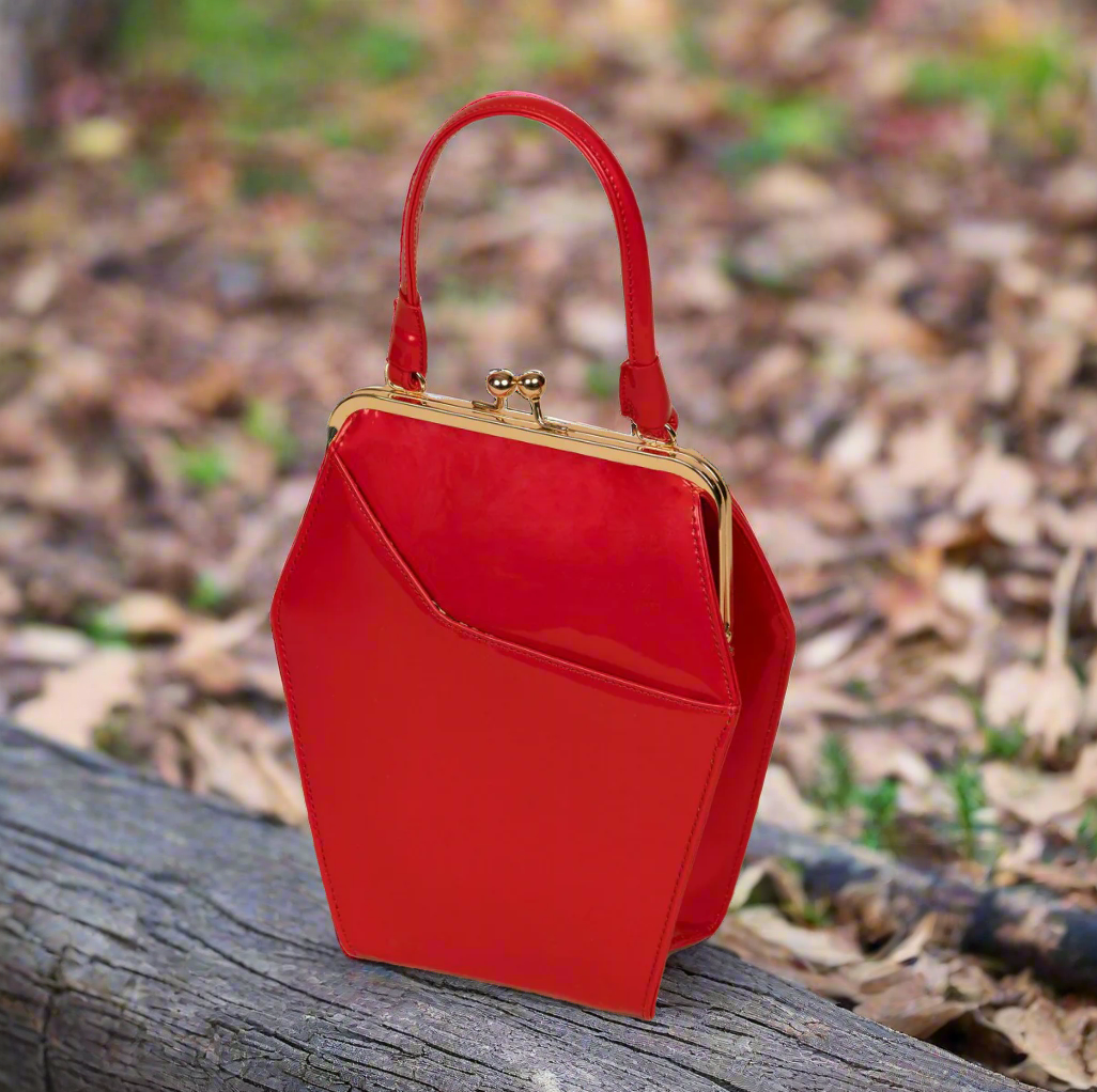 Tatyana Clothing - Wholesale Top Handle Bag - Women's - To Die For Purse in Patent Vegan Leather7