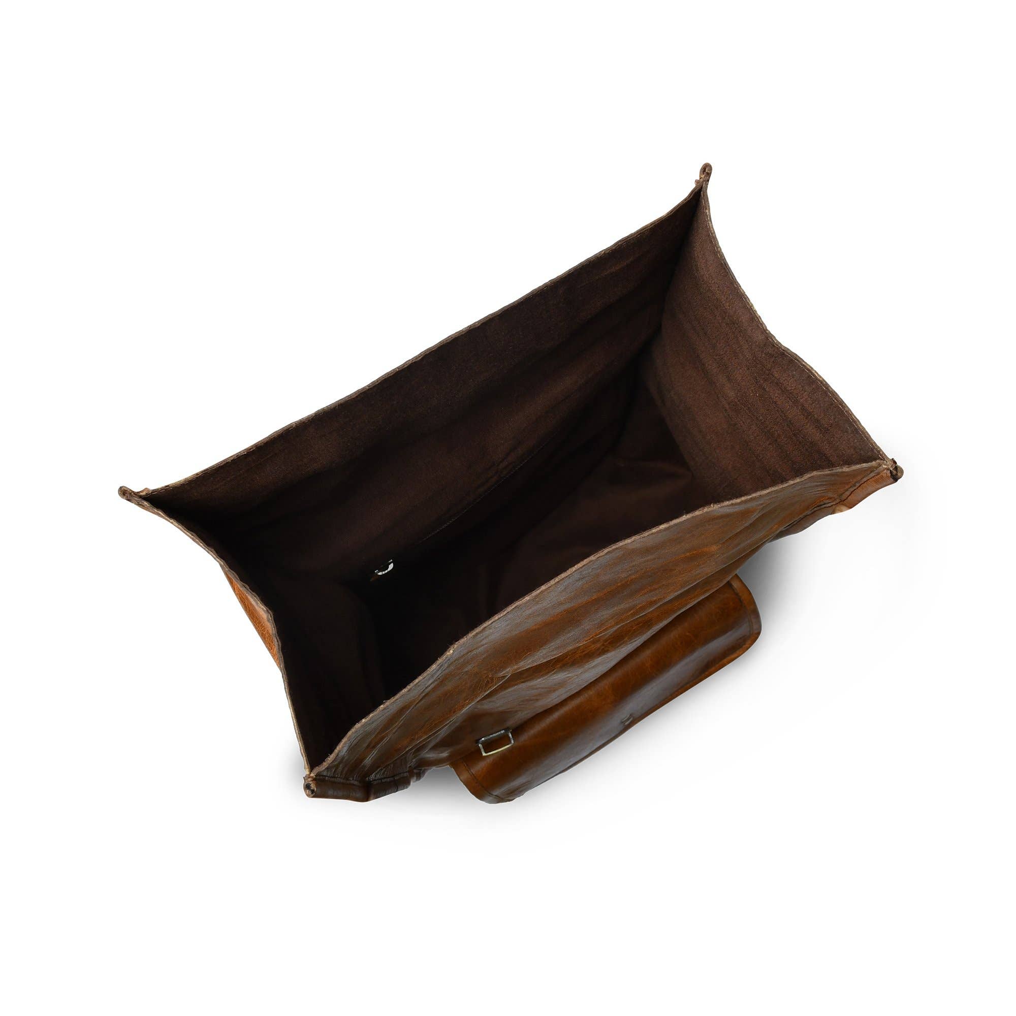 Dotch Leather - Vente Sac à dos – homme - Sac à dos en cuir à fermeture roulante DuVall - Tan5