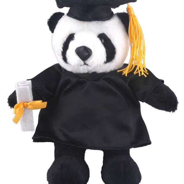 Graduation Panda 8" for wholesale by Plushland