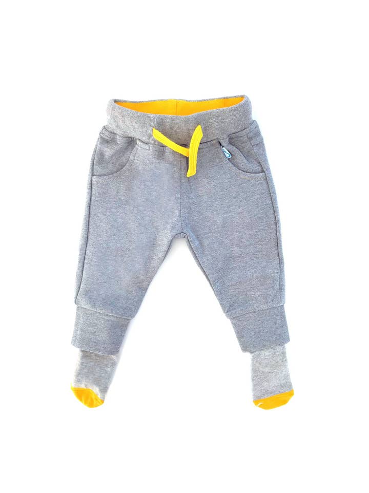 SOCKATOOS - Wholesale Pants - Baby - Sockatoos Kids Baby Sweatpants Joggers All-In-One - YELLOW