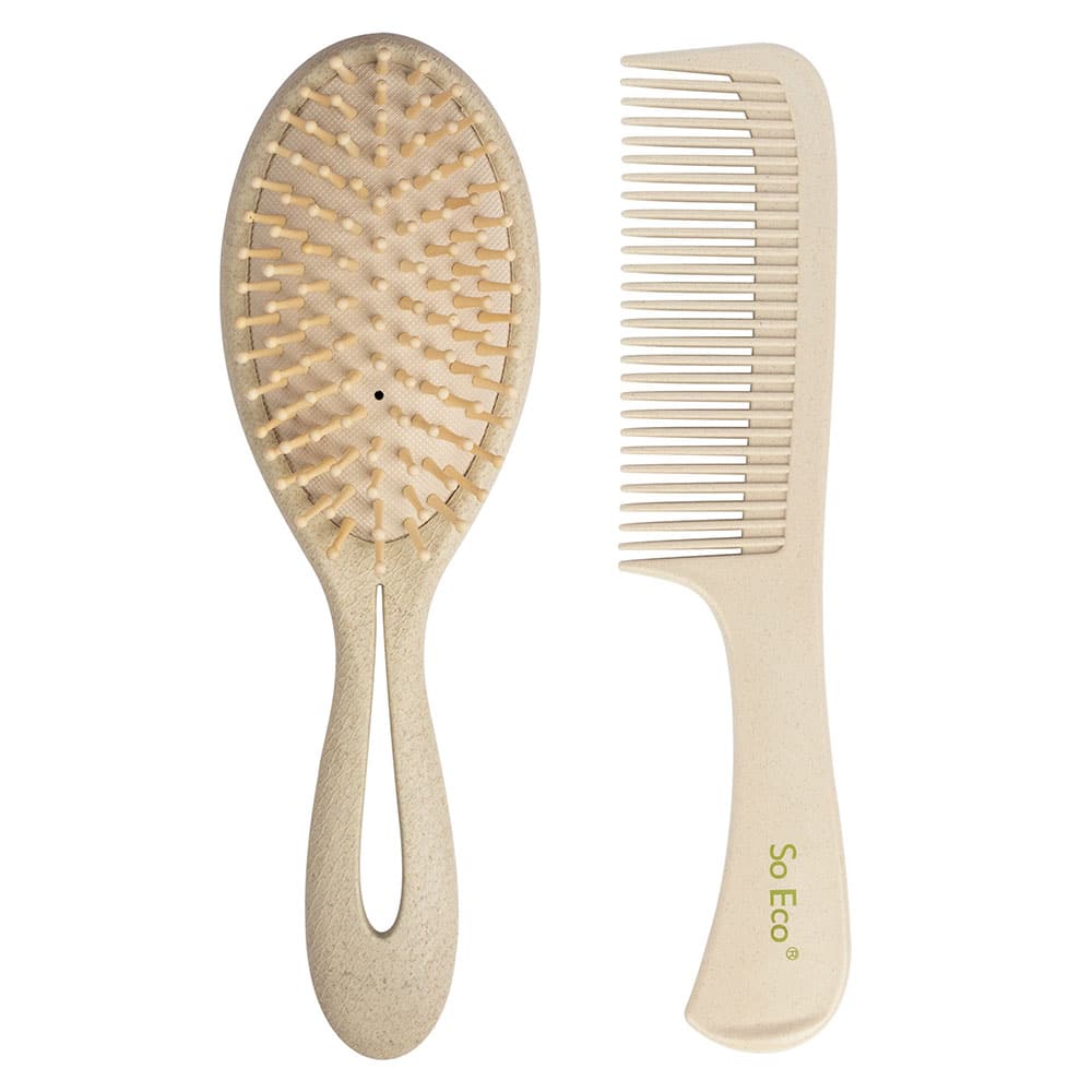 Beauty Pro - Wholesale Hair Brush/Comb - So Eco Gentle Detangling Hair Set1