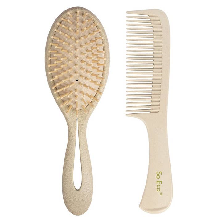 Beauty Pro - Wholesale Hair Brush/Comb - So Eco Gentle Detangling Hair Set1