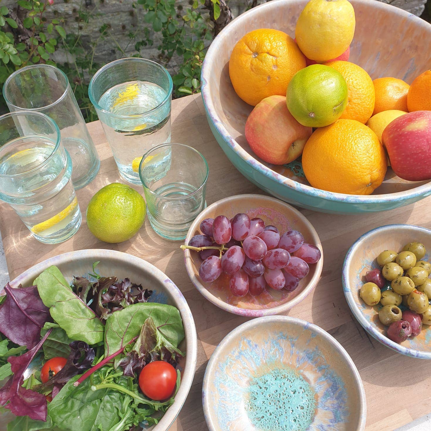 Jarapa – wholesale Bowl – Spanish Hand Painted 29cm Large Bowl7