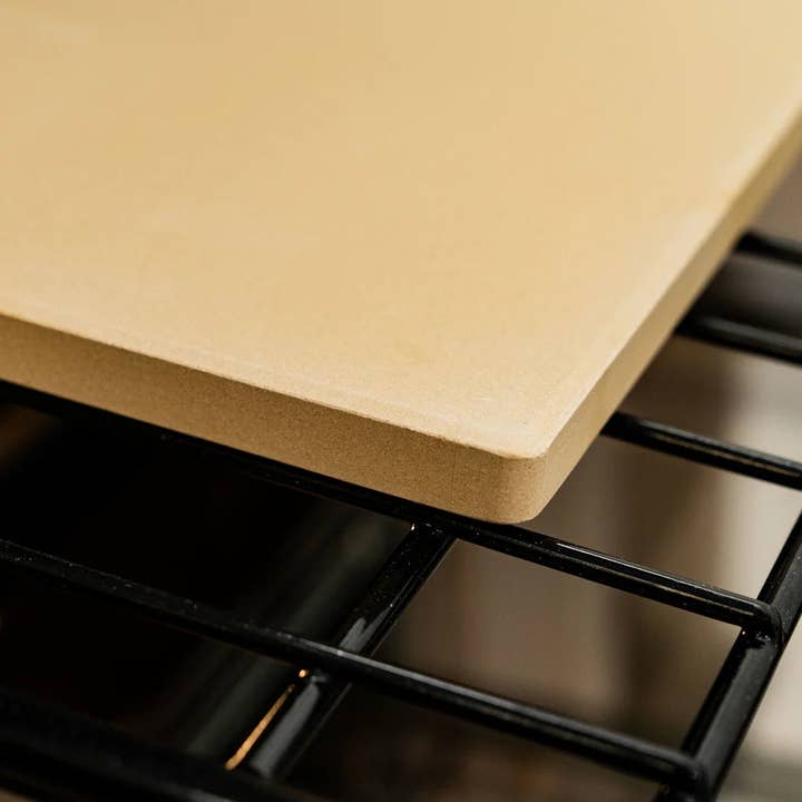 EcoQuality - Wholesale Pizza Board - KCH-08411/KCH-09011, Round/Rect 16", Beige Old Stone Cordierite Pizza Stone8