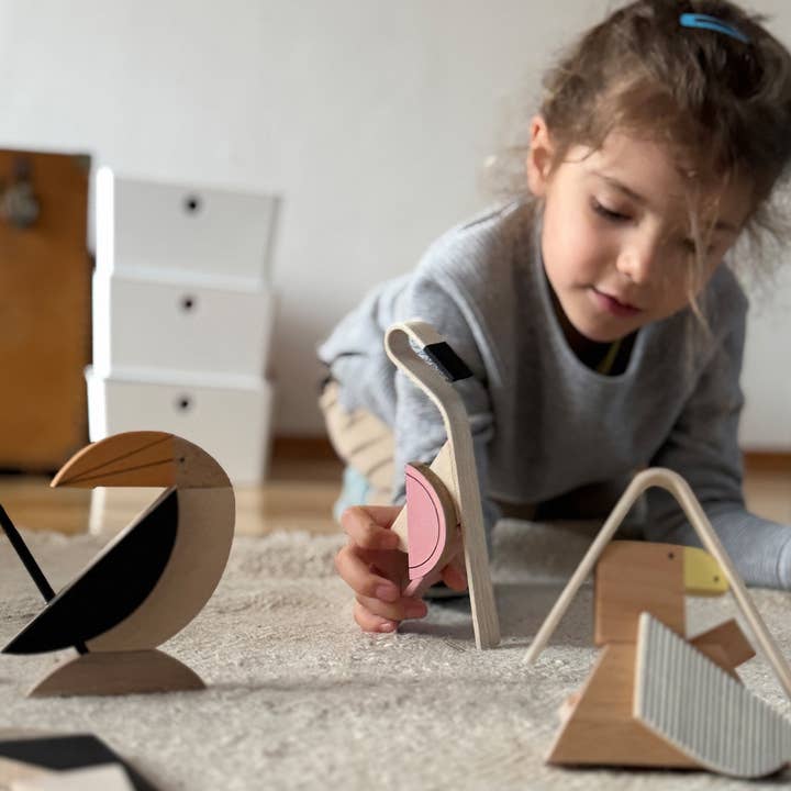 ESNAF TOYS - Wholesale Wood Toy - Kids - Wooden Toucan Decor – Handmade Magnetic Bird Gift7