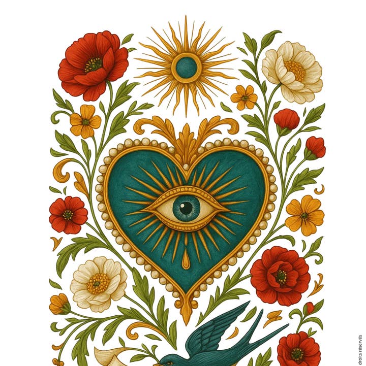 ATELIER SINCLAIR - Wholesale Art Print - THE SWALLOW & LOVE