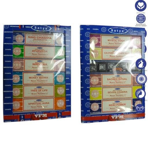 Satya 15G Waar voor je Geld Cadeaubox 12 Verschillende Pkts.-096 voor wholesale door International Gifts Ltd.