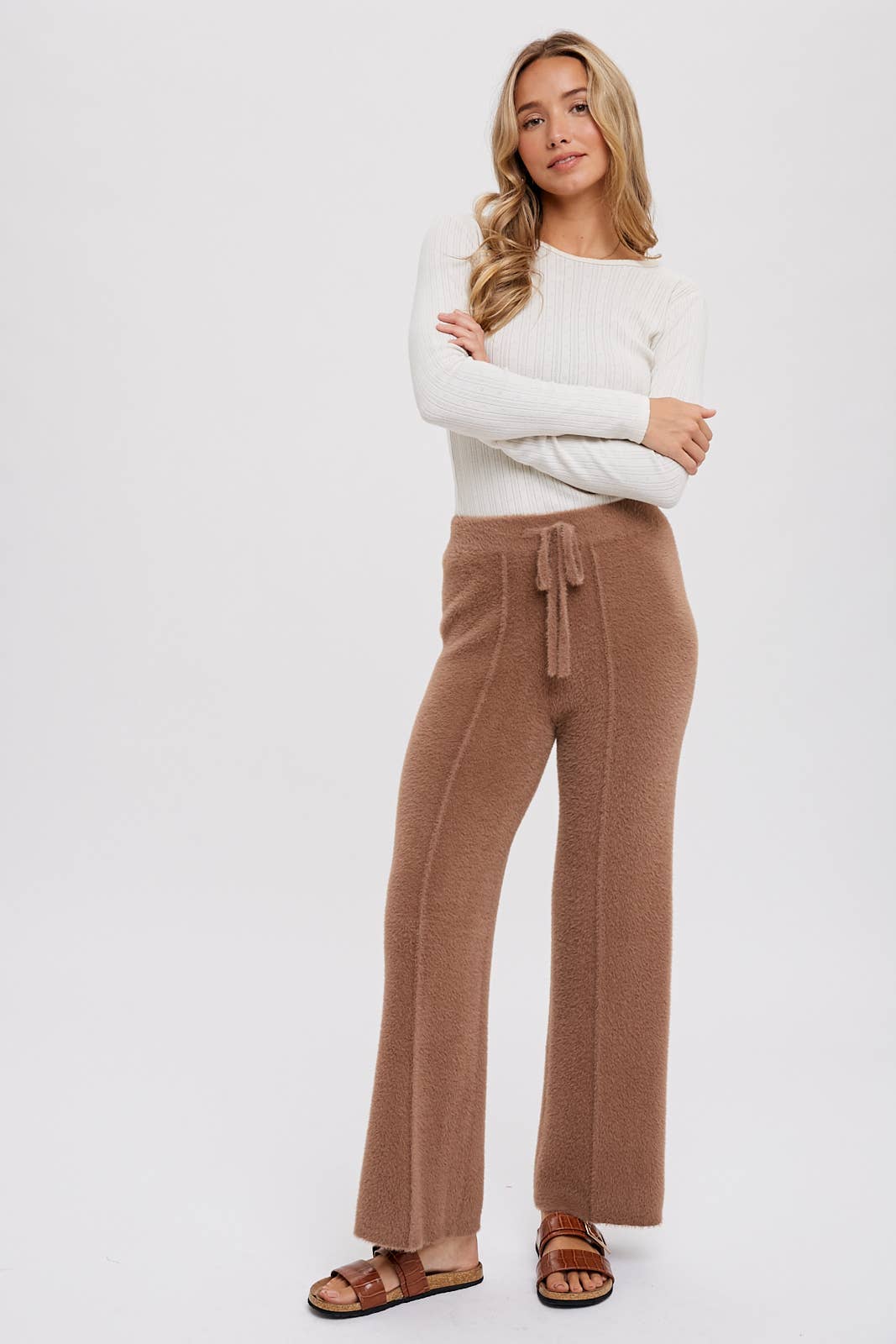 Bluivy - Wholesale Lounge Sweatpants/Joggers - Women's - FUZZY KNIT LOUNGE PANTS9