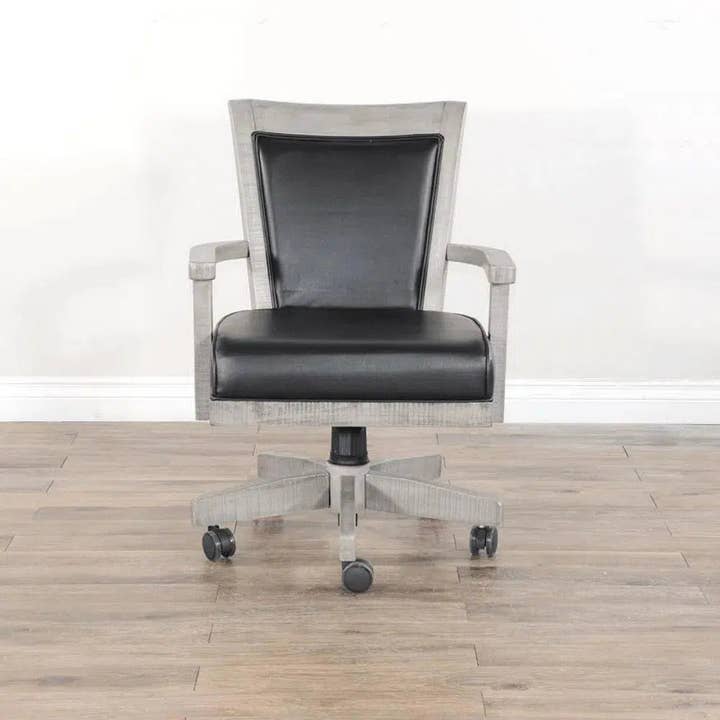 LOOMLAN – Cadeira por atacado – Conjunto de Mesa de Poker Reversível com Cadeiras Giratórias em Pele14