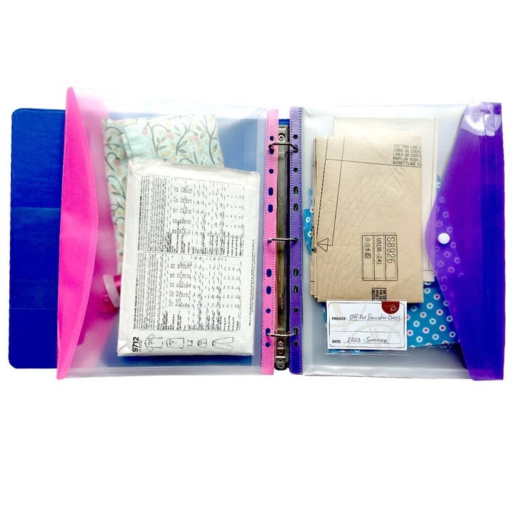 Madam Sew - Wholesale Binder - Binder Pocket 6-Pack - Organize your sewing projects easily!6