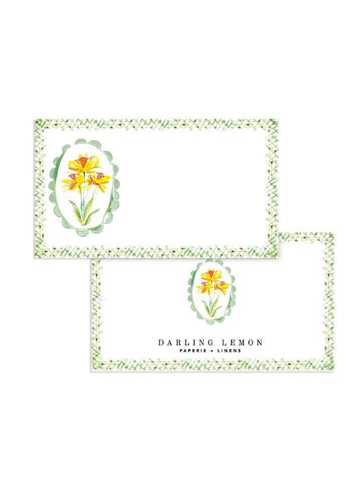 Daffodil Petite Cards for wholesale by Darling Lemon