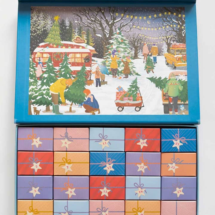 CHRISTMAS TREE & SNOWFLAKES - Puzzle Calendar 1,000 pieces and other Purchase Wholesale calendario avvento. Free Returns & Net 60 Terms on Faire trending on Faire.