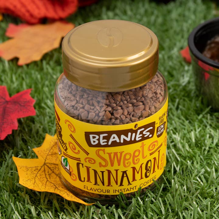 Beanies 50g Sweet Cinnamon Instant Flavoured Coffee for wholesale by Beanies The Flavour Co. Ltd