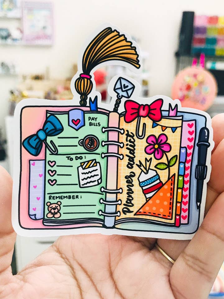 Grande adesivo Happy Planner singolo | Adesivi per laptop | Decalcomanie | Adesivi per la vendita all'ingrosso da parte di Artful Geet Creations