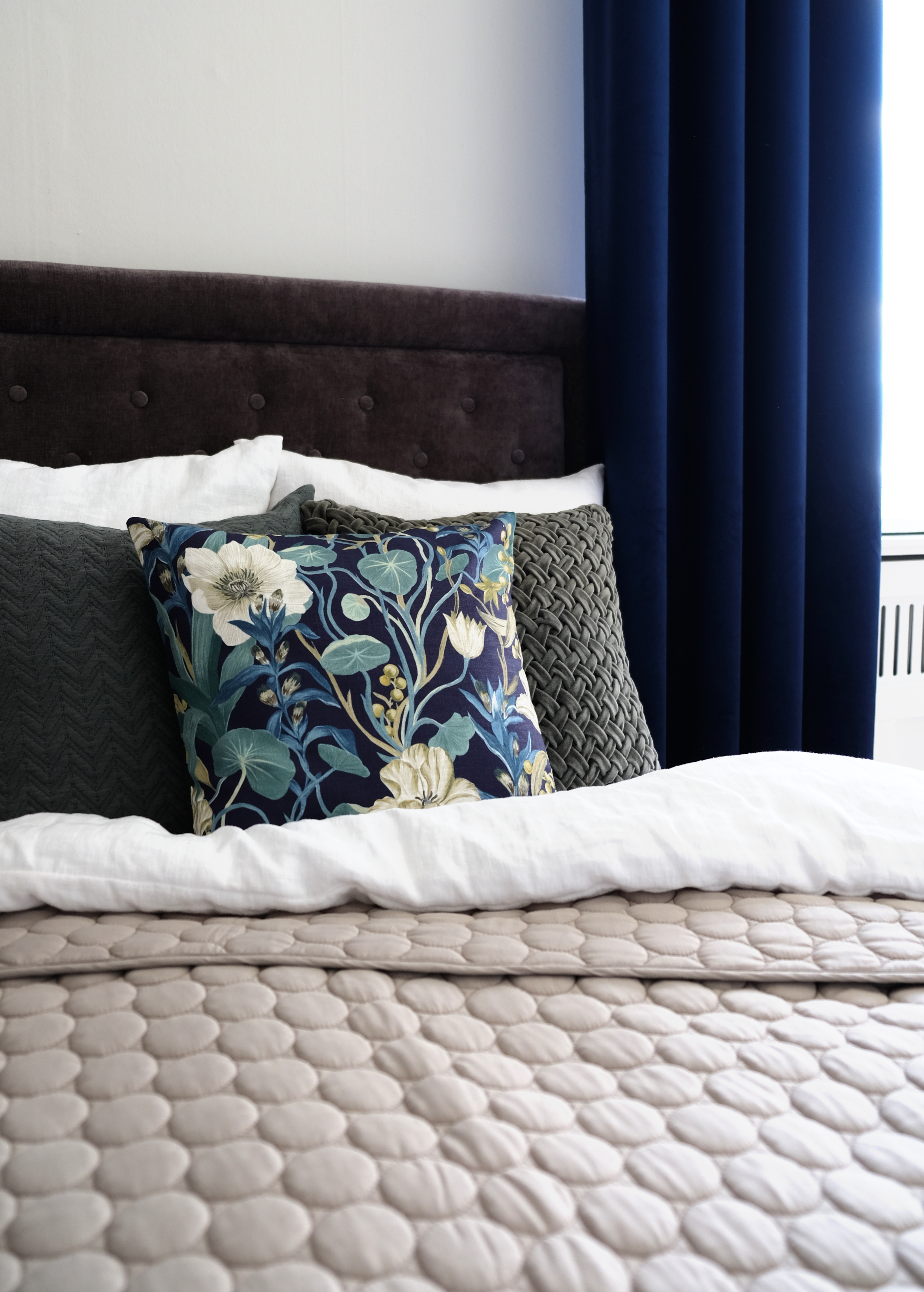 Beige Couvre-lit matelassé beige Pantomime en vente sur Faire1