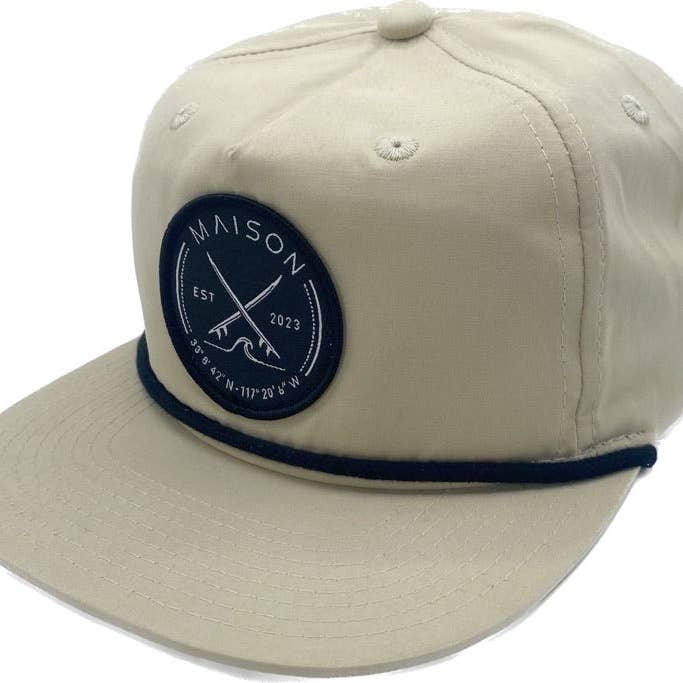 Chapeau de papa unisexe Maison Rope Snapback avec écusson personnalisé pour la vente par Maison Apparel