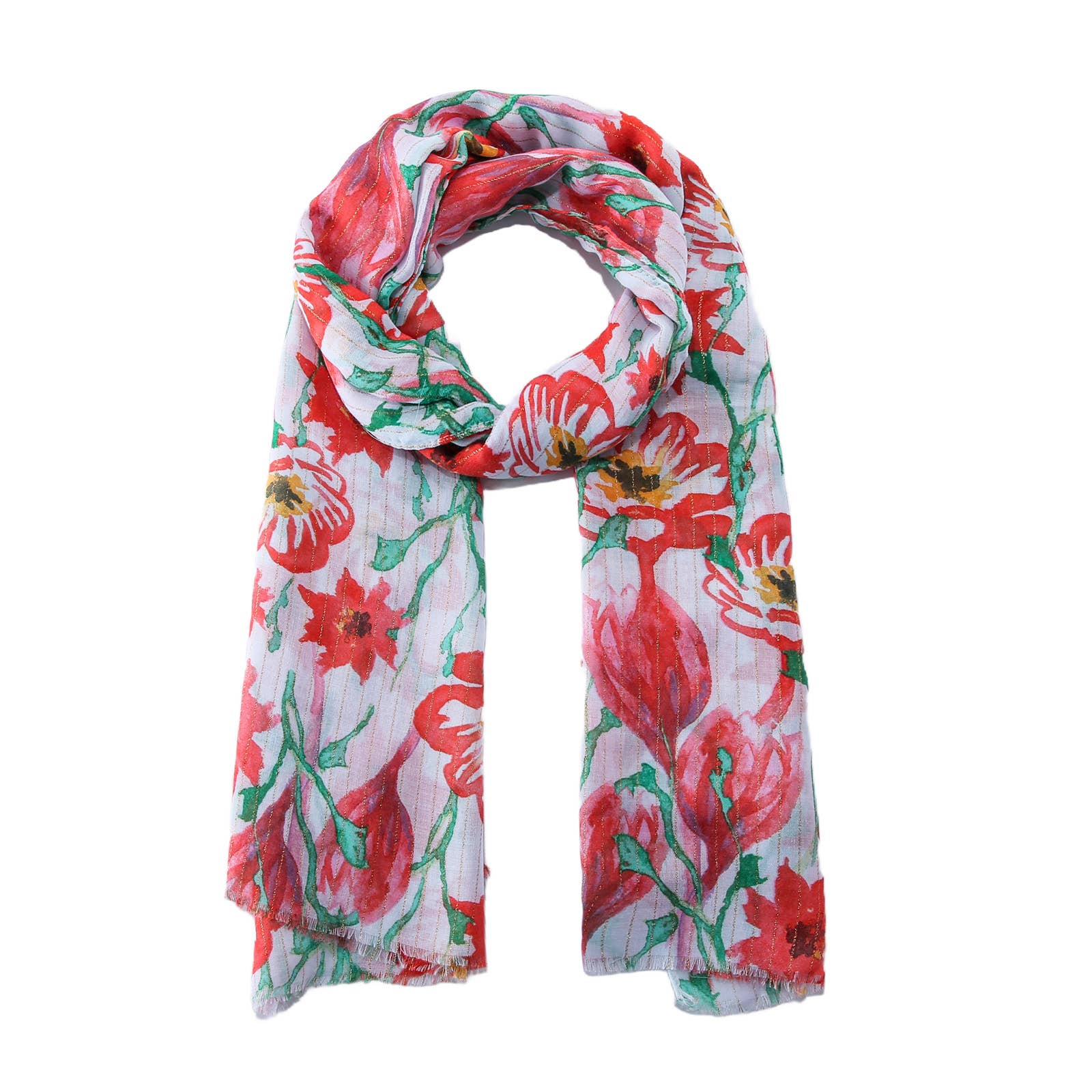 Emilie collection - Wholesale Scarf - Women's - Scarf with glitter and print5