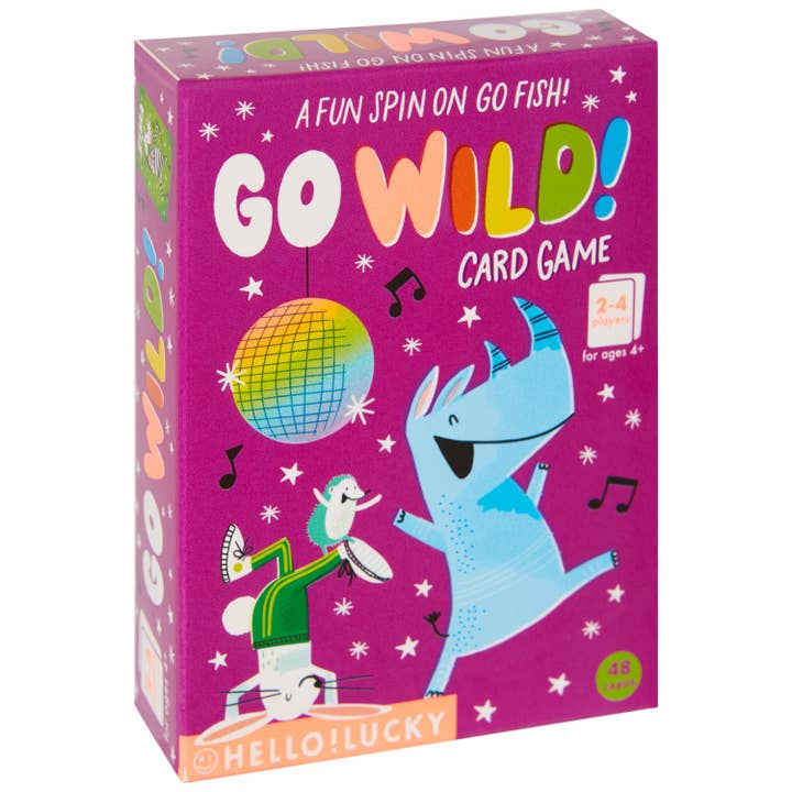 C.R.Gibson Signature | Baby & Kids - Wholesale Card Game - Hello!Lucky Go Wild Card Game