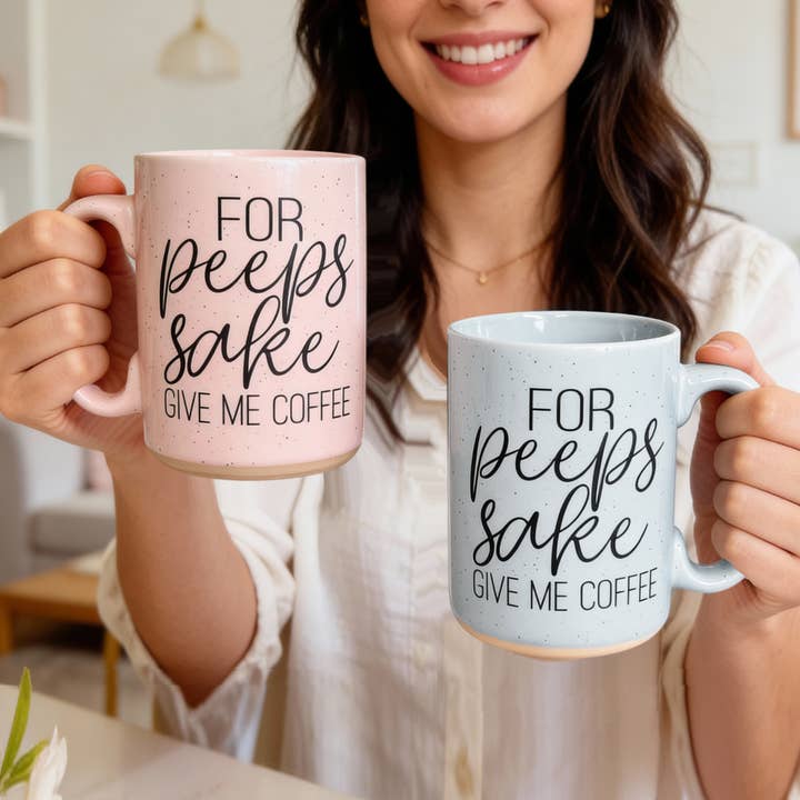 Tazze da Caffè Primaverili in Ceramica Pastello, Regali di Pasqua e Decorazioni per la Casa per la vendita all'ingrosso da parte di Gia Roma