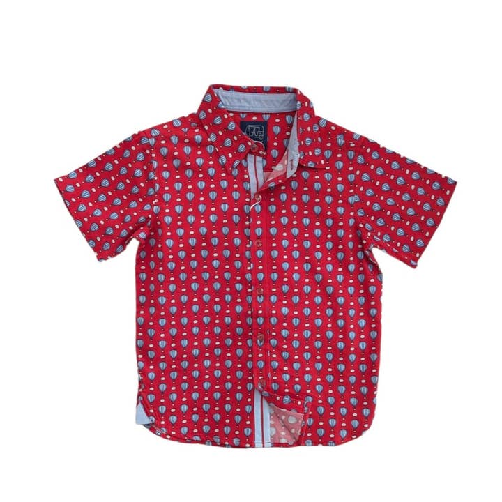 Varmluftballonskjorte i korte ærmer for engroshandel hos TukTuk Designs